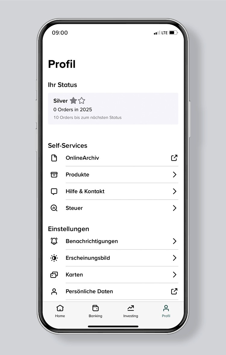 Einstellungen App